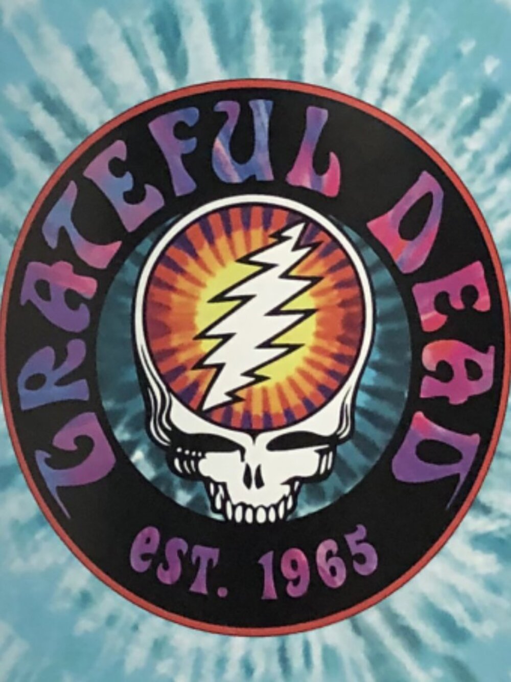 Grateful Dead Turquoise & Purple SYF Blanket ~ Officially Licensed ~ Brand New!